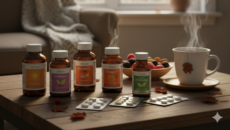 Obraz pokazujący leki na jesień